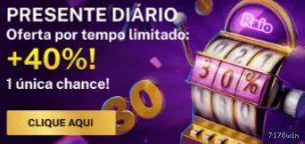 Imagem promocional da 7178win mostrando a plataforma e suas vantagens